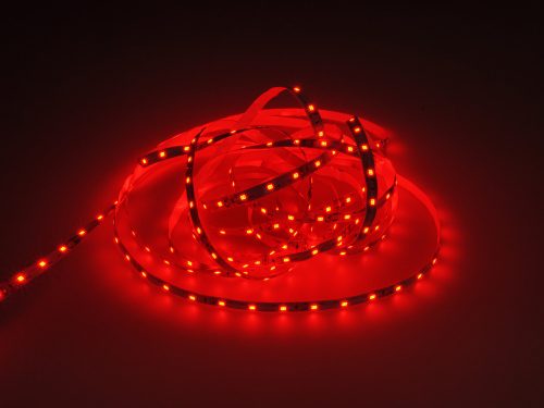 Grundig elemes LED szalag 2m, Piros